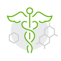 Caduceus medical icon